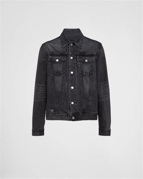 prada mens blouson sgy293|prada black denim blouson.